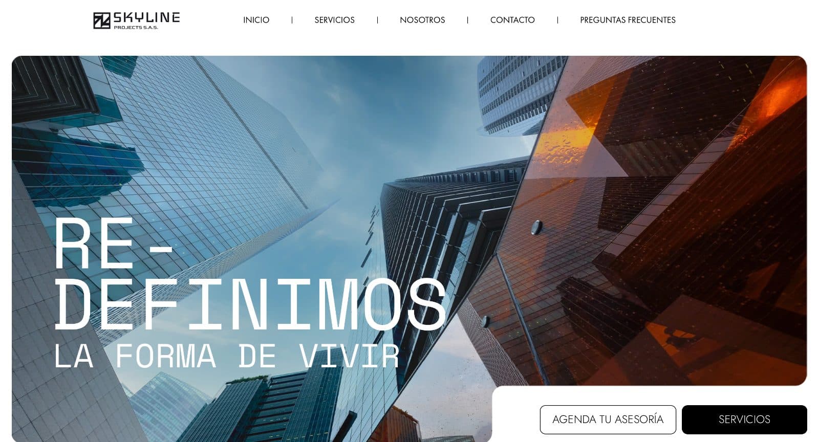Vista del proyecto SkyLine Projects